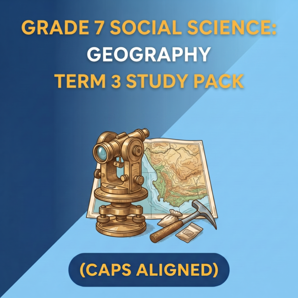 Grade 7 Social Science: Geography Term 3 (CAPS Aligned)