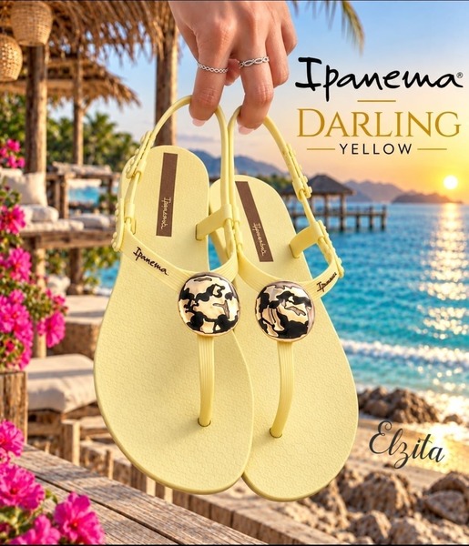 Ipanema - Darling - Yellow (Size 4,5,6,7,8,9)