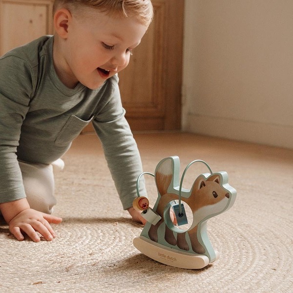 Little Dutch Rocking Fox Activity Spiral - Forest Friends