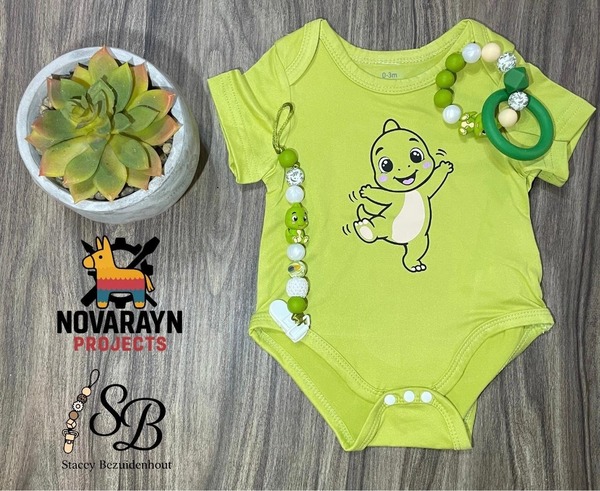 Baby Gift Set - Green Dino