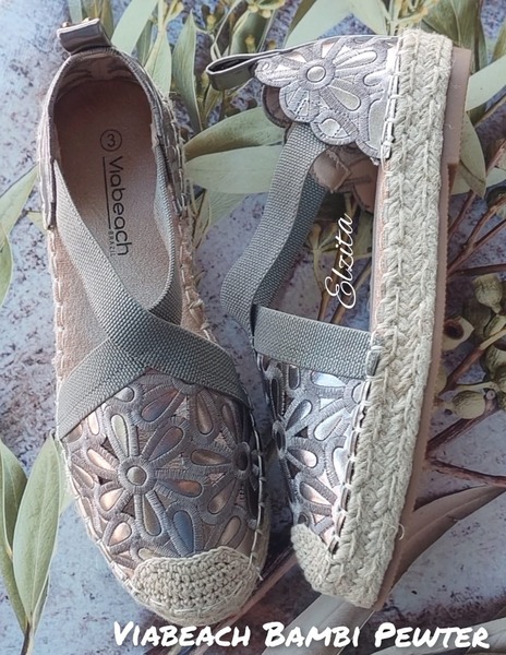 Viabeach - Bambie - Pewter (Sizes 4 )