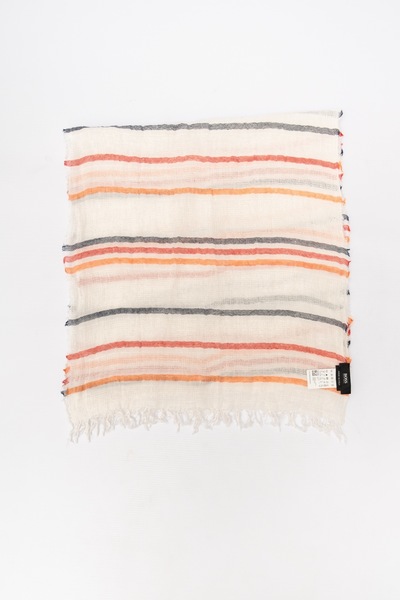 Hugo Boss Linen Cotton Printed Scarf