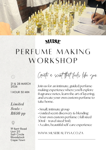 28.03 Perfume Making Workshop