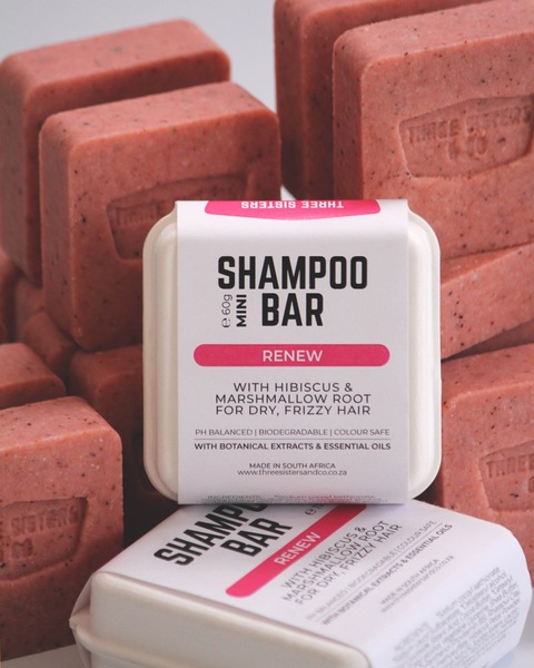 Renew Shampoo Bar with Hibiscus & Marshmallow Root for Dry, Fizzy Hair