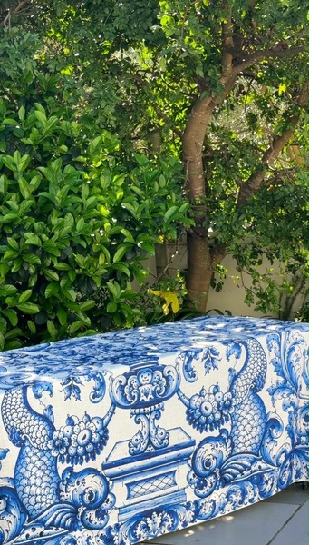 Tile Mural Tablecloth