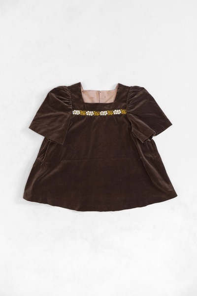 Velvet Embroidered Top