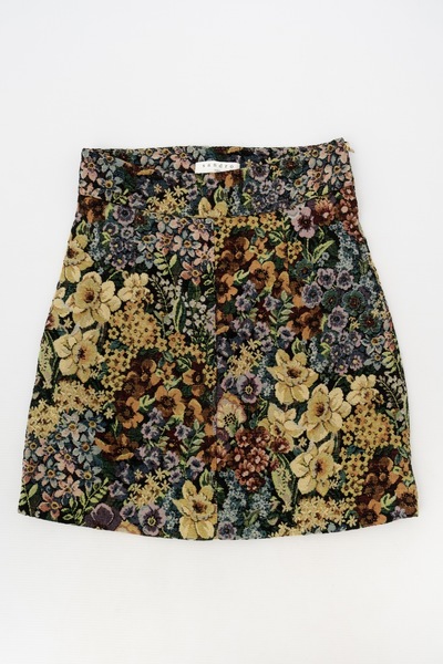 SANDRO Tapestry Mini Skirt