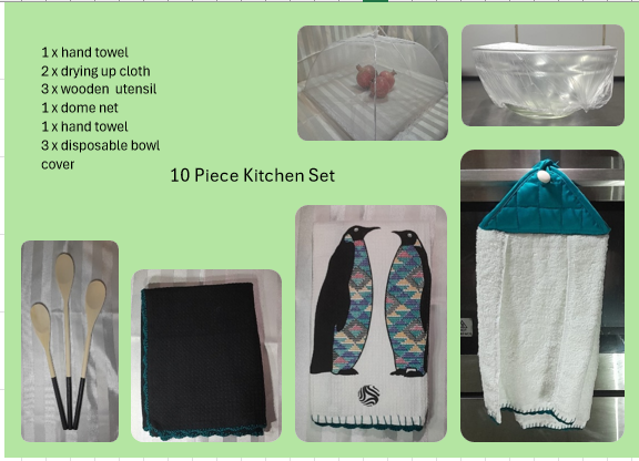 Kitchen Utensil Set: Coastal Breeze