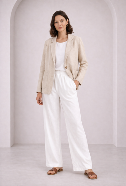 Anna Linen Blazer