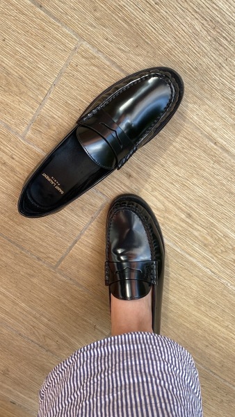 Saint Laurent Leather Loafers |