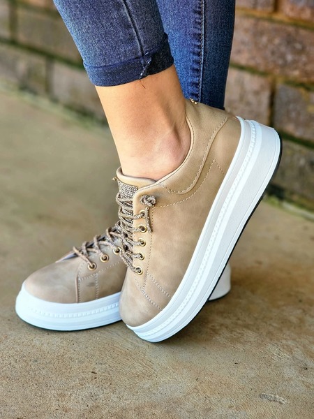 Butterfly Feet - Senhora 15 - Taupe (Size 5)