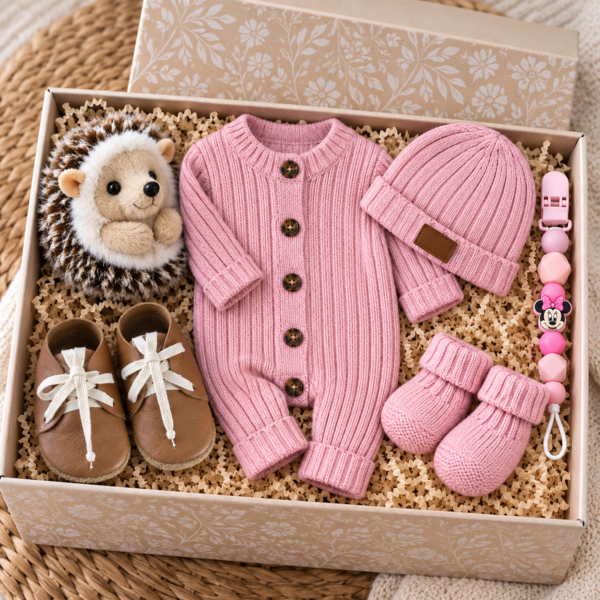 Hedgehogs & baby snugs gift box