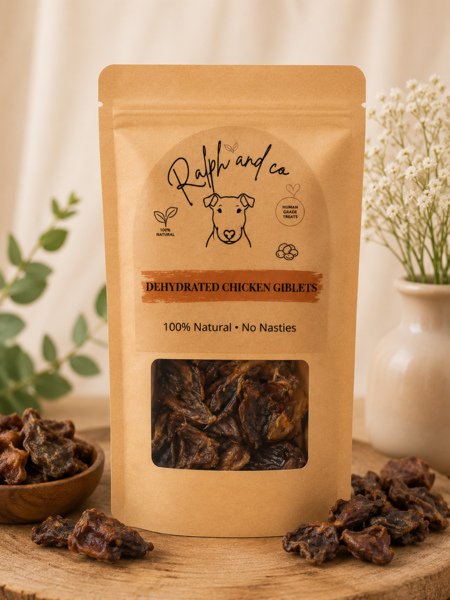 Dehydrated Chicken Giblets – 150g - 100% Natural Single Ingredient Dog Treat