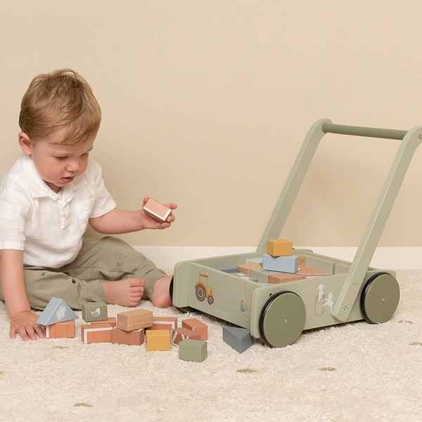 Little Farm Block Trolley - Little Dutch