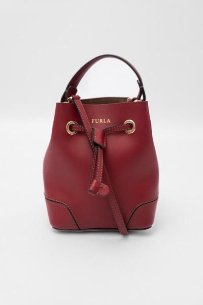 FURLA Pre-Owned Stacy Drawstring Bucket Bag