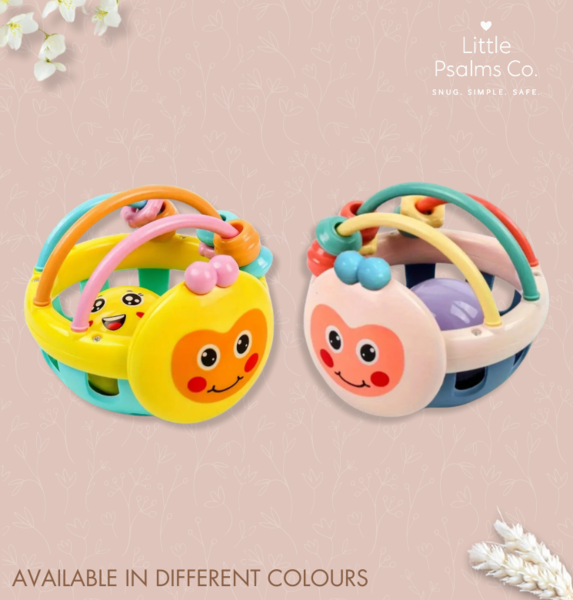 Bee Baby Grabber Ball Toy & Rattle
