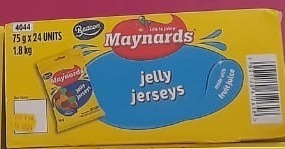 Maynards Jelly Jerseys Bulk Pack (24x75g)