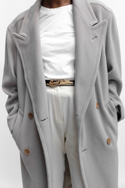 Hugo Boss Wool Grey Coat