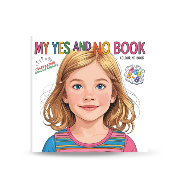 My Yes and No Colouring Book - Golden Girlies