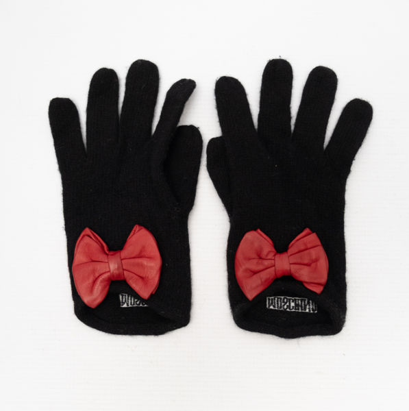 MOSCHINO Vintage Lambswool Angora Blend Gloves