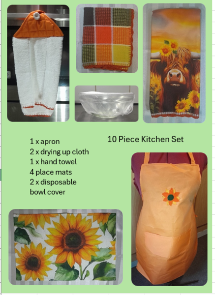 Kitchen Utensil Set: Sunset