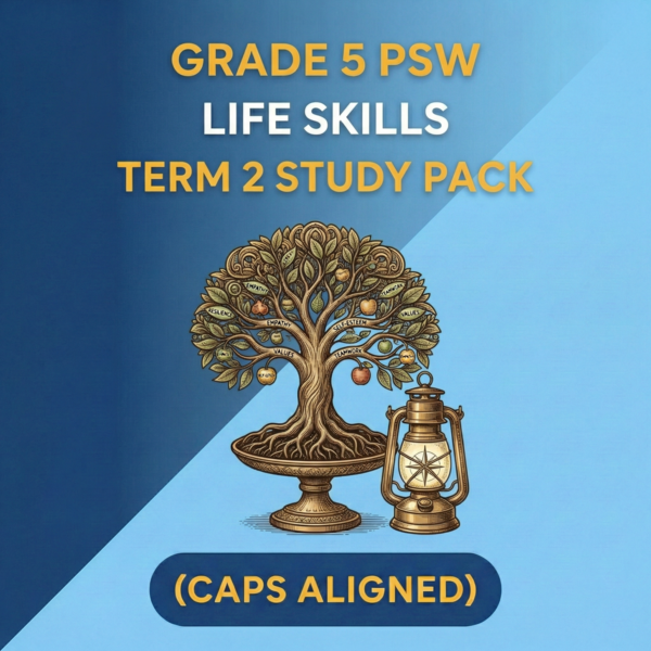 Grade 5 PSW: Life Skills Term 2 Study Pack (CAPS Aligned)