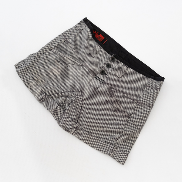 Marithe Francois Girbaud Le Jean Houndstooth Shorts