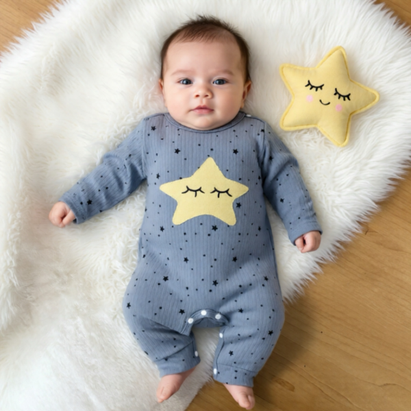 Blue Star Onesie