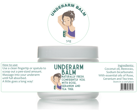Underarm Balm (Natural Deodorant) (50g)
