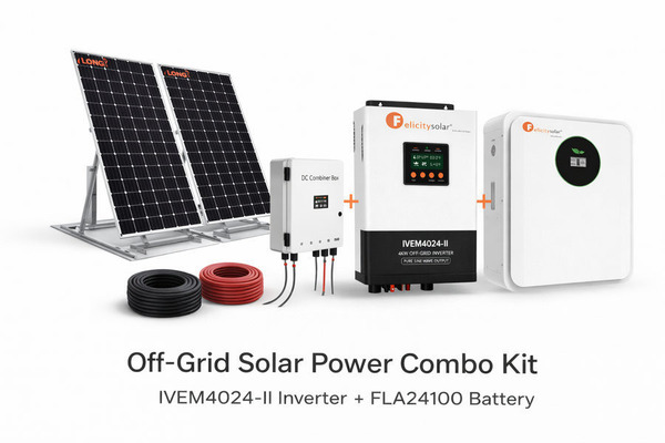 Felicity 4kW Off-Grid Solar Power Combo Kit – Complete Backup Power Solution