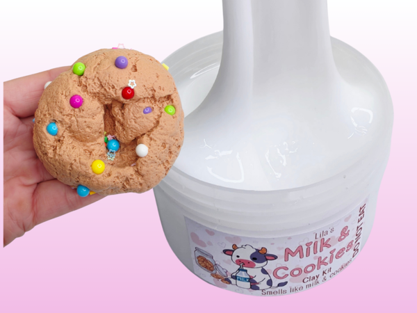 Milk & Cookies clay kit (Clay Slime) - 175ml + Clay cookie