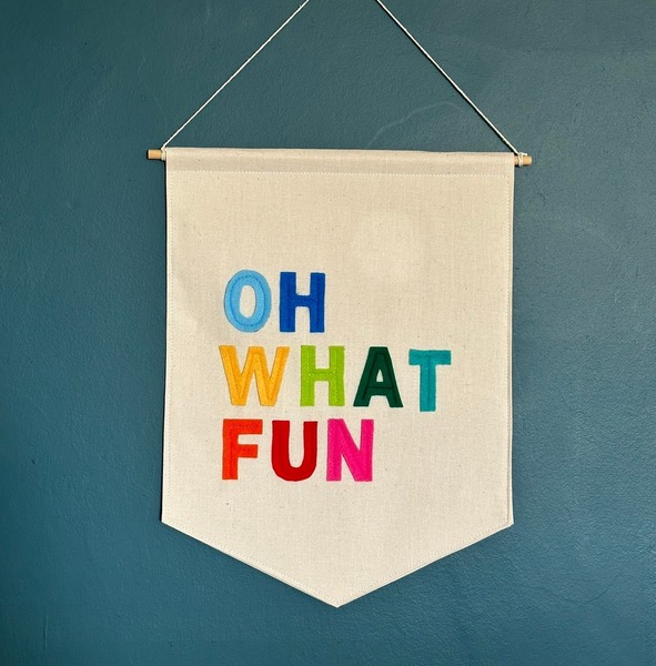 "Oh What Fun" Banner