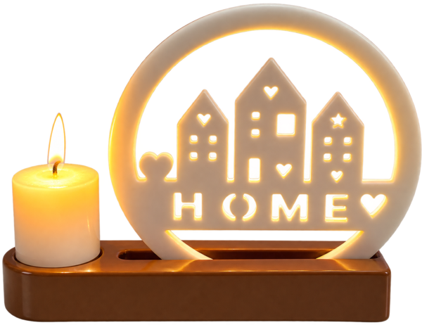 Glowing HOME Village Night Light