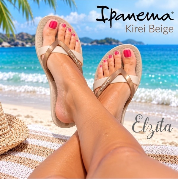 Ipanema Kirei Beige (Size 3,4,5,6,7,8,)