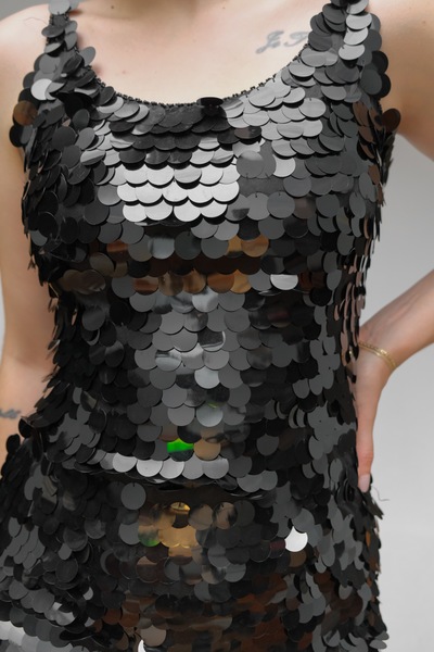 Vintage Palace Sequinned Mini Dress