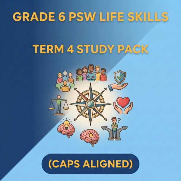 Grade 6 PSW: Life Skills Term 4 (CAPS Aligned)