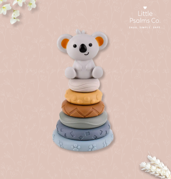 Soft Stacking Rings with Koala Toy