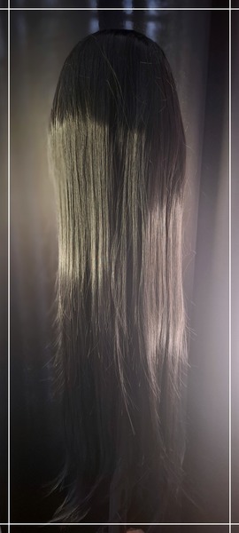 26 Inch Human Blend Silky straight wig