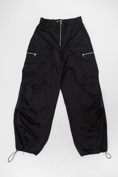 ZARA Satin Cargo Pants