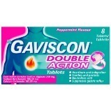 GAVISCON DOUBLE ACTION TABLETS - 8
