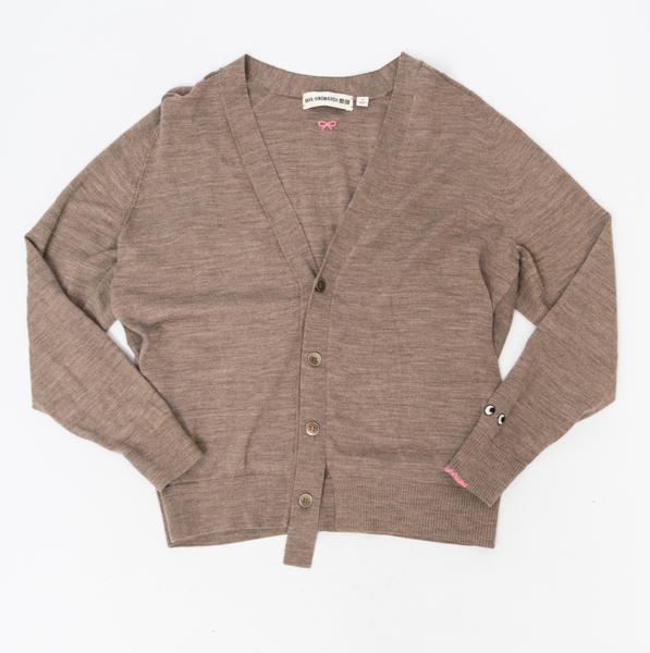Anya Hindmarch x Uniqlo Merino Wool Neck Cardigan
