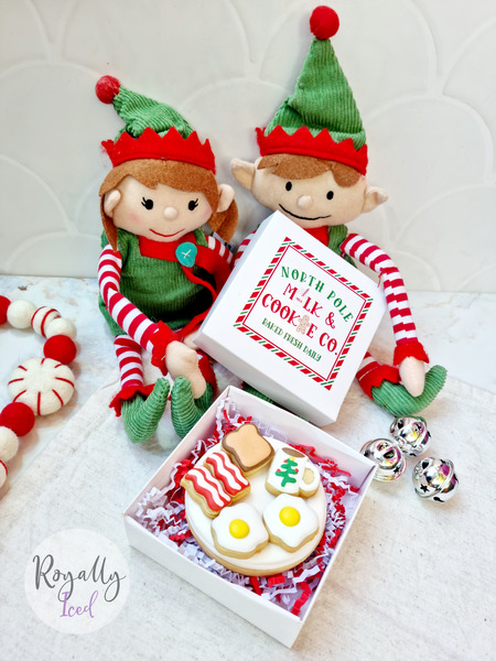 Elf Breakfast Cookie Gift Set