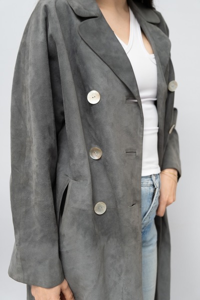 Vintage Genuine Suede Coat
