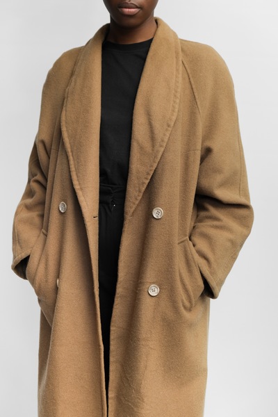 Wool Blend Camel Coat