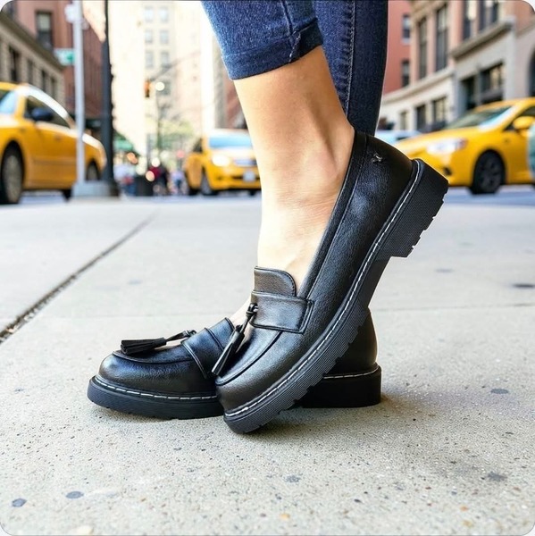 Butterfly Feet - Rali - Black (Sizes  7 & 8)