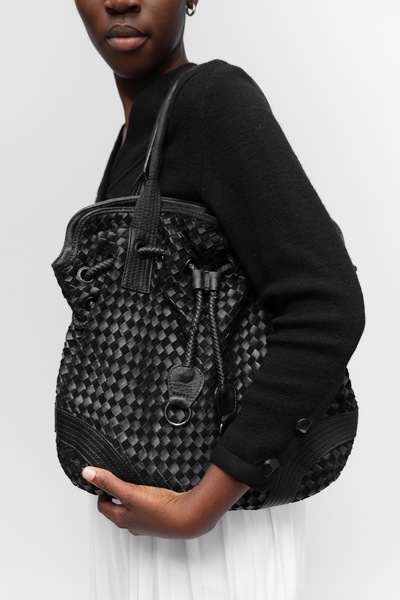Bottega Veneta Leather Woven Tote
