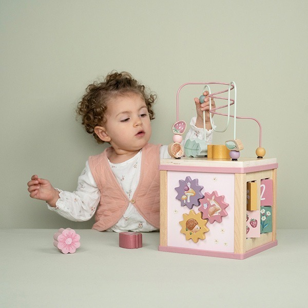 Little Dutch Wooden Activity Cube - Fairy Garden
