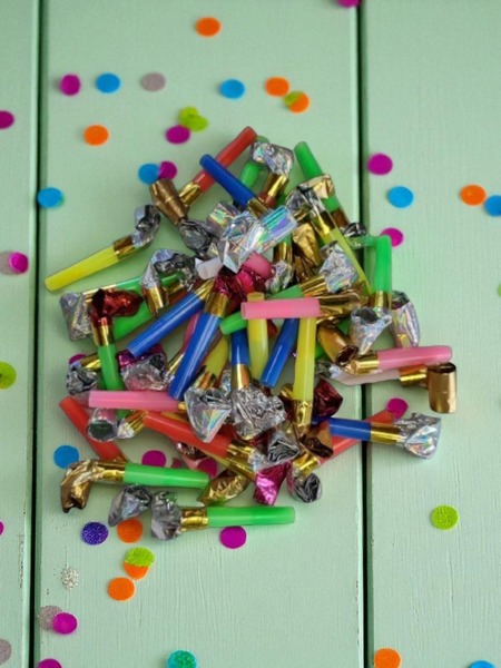 Mini Party Whistles - Random