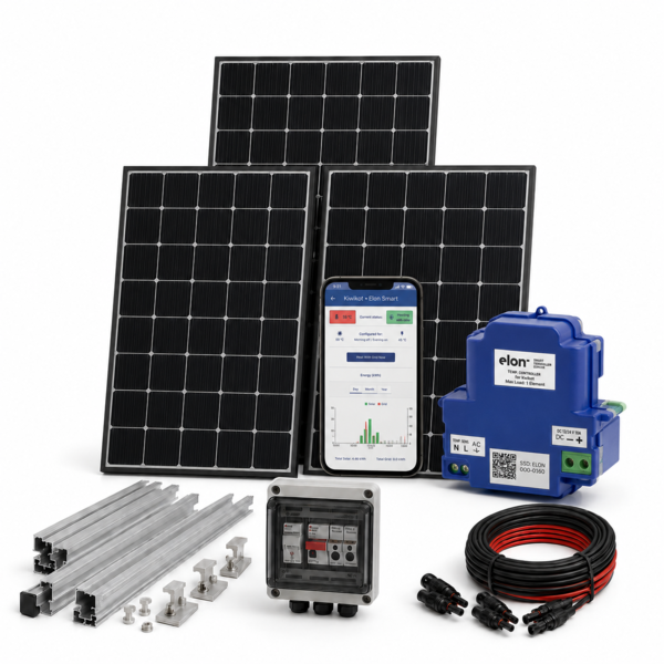 Elon Smart Solar PV Geyser System with 3 × 460W Panels – Installation Included