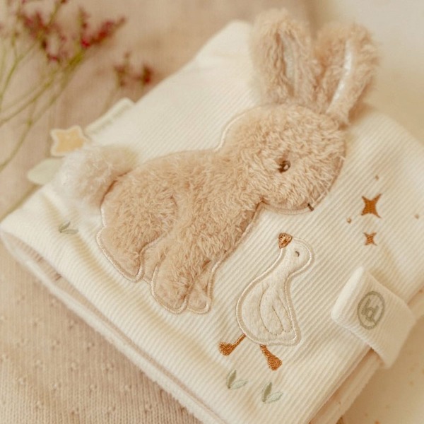 Little Dutch Baby Bunny Soft Activity Book- Newborn Naturals